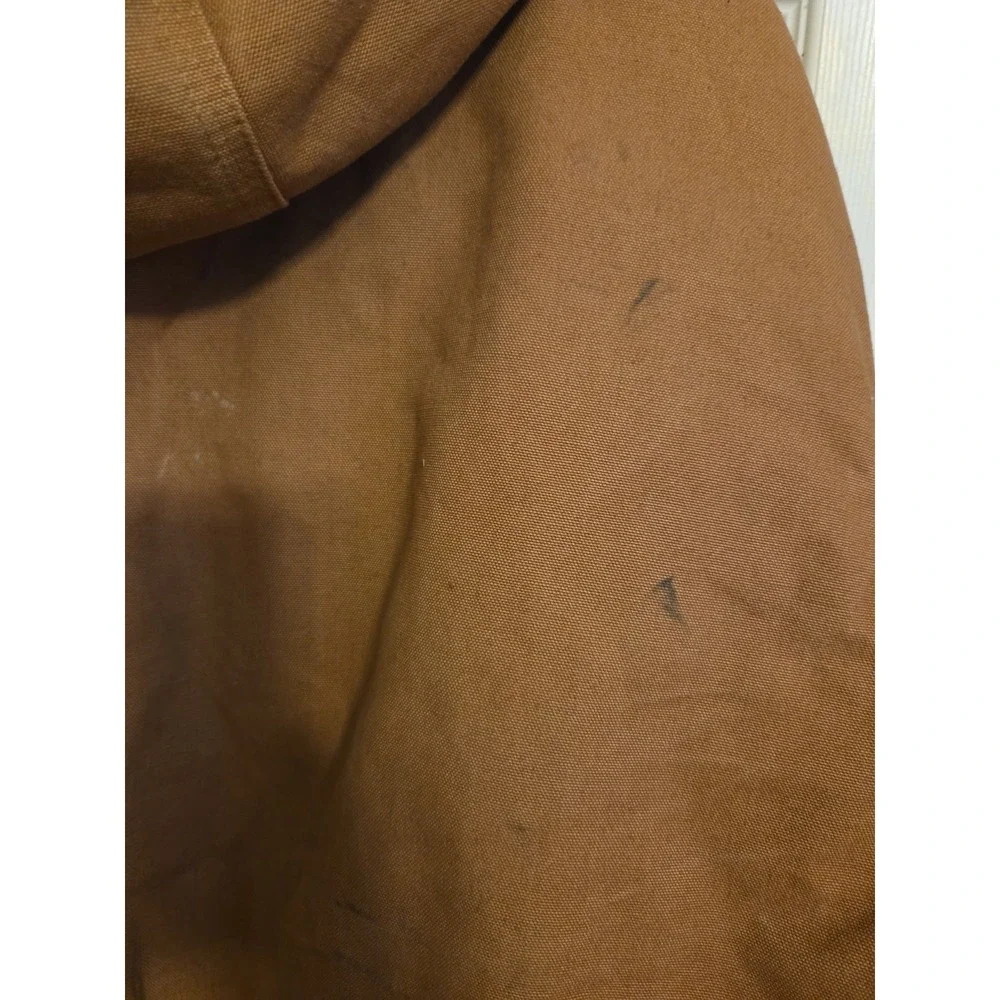 Vintage Carhartt Duck Canvas Quilted Lined Jacket Mens Sz XL Brown J140 BRN USA